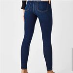 Spanx NWT  Ankle Skinny Jeans, Midnight Shade Size XS Navy Blue High Rise Photo 7