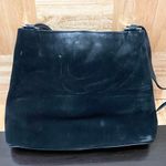 Vintage PALOMA PICASSO Italian Black Leather Convertible Shoulder Bag Photo 5