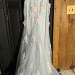 Cinderella Divine NWT Corset Off-Shoulder Floral Embellished Prom Dress Photo 4