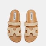 Steve Madden  Mayven Sandals in Natural Raffia 9.5 Womens Slides Photo 3