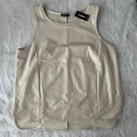 EXPRESS NWT Women's Blush Sleeveless Faux Leather Tank Top Size M Photo 1