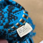 Native American Shaman Vibes Style Pachco Shawl Shrug Geometric Fish‎ One Size Blue Size undefined Photo 6