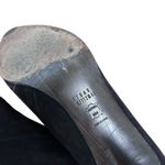 Stuart Weitzman  Black Suede Point Toe Heel Booties Sz 10 Photo 7