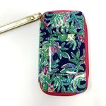 Lilly Pulitzer Trunk Show Bright Navy Carded ID SmartPhone Preppy Wristlet Photo 3