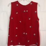 Popsugar  Floral Button Back Womens Top Medium Flowy Romantic Cottagecore Beachy Photo 4