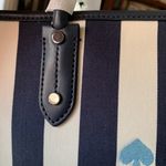 Kate Spade Authentic  Thick canvas and leather trim top zip Satchel/Crosby Photo 13