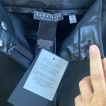 Bagatelle NWT Bagstelle faux vegan leather wide leg crop pants black size Medium Photo 2