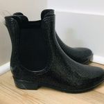 INC Women’s Raelynn Rain Black Glitter rain Boots sz 6 Photo 5