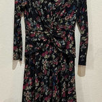 Ralph Lauren LAUREN  WOMENS‎ FLORAL SURPLICE JERSEY DRESS SIZE 6 Photo 0