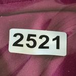 DKNY  Size 10 Dark Pink Bordeaux Ruffle Plunge Tummy Control One Piece Swimsuit Photo 6