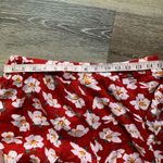 NWT Lulus Flirty Flowers Red Floral Print Wide Leg Pants L Size L Photo 4