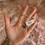 Kendra Scott  Necklace Gold emerald green Photo 0