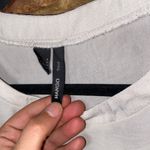 Mango Suit Beige Short Sleeve Pocket Silk Blouse Women's Size Small Photo 4