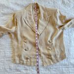 L'Agence Dolly Cropped Blazer Jacker Small Linen Photo 2