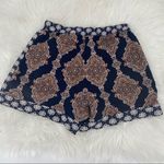 H&M  Patterned High‎ Waisted Boho Festival Shorts Size 4 Photo 6