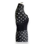 Carabella Womens Top Sz‎ S Black Rhinestones One Shoulder Crop Cropped NEW Photo 1