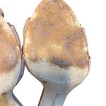 Gianni Bini  Kehlani 3D Floral Nubuck Ankle Strap Block Heel Sandals Sz 9 Pink Photo 4