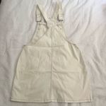 Dickies Cute  Off-White Twill Bib Skirtall big pockets Overall Dress Photo 5