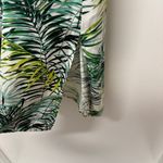 Louna Palm Printed Dana Dress Womens Size Small Green White Slip Midi Satin Photo 4