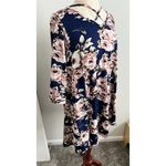 Southern Stitch Floral Knee Length 3/4 Sleeve Dress *No Size Tag* (Like L/XL) Photo 2