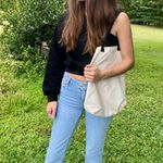 The Vintage Shop One Shoulder Sweatshirt - Black  Photo 2