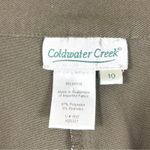 Coldwater Creek Vintage Womens Olive Super Soft Stretch High Rise Boot Cut Pants Trousers Sz 10 Photo 4