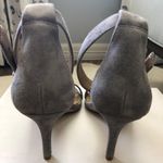Ann Taylor Grey Suede Heeled Sandal Photo 2