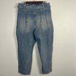 Abercrombie & Fitch New Paperbag Waist Mom high rise Jeans size 14 Photo 4