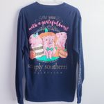 Simply Southern Give Thanks Pumpkin Pig Long Sleeve Shirt Photo 0