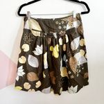 Vintage Floral Ruffle Skirt Y2K Retro Indie Cottagecore‎ Fairycore Small Brown Photo 1