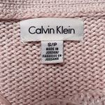 Calvin Klein Beach Night BARBIE  Ribbed Knit Pullover Sweater Pink Women’s S Photo 5