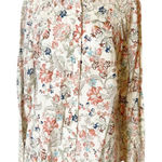 Sundance  embroidered eyelet floral western button down shirt sz M Photo 0