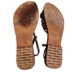 Mystique Boutique Mystique Beaded T-Strap Leather Sandals, Sz 9 Photo 15