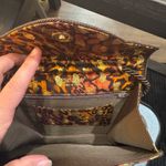 Vintage Escada satin Print Crossbody Bag Orange Photo 4