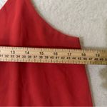 Forever 21  Red/Orange Chiffon Tie-Back Cami Top Flowy 2010s Summer Tank Photo 4