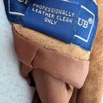 Charter Club  Vintage Leather Suede Vest Zipper Front Camel Brown Size Large Photo 8