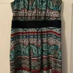 Enfocus Studio En Focus Studio Boho Aztec sleeveless dress Size 10P‎ Photo 0