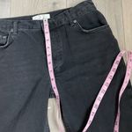 We The Free FREE PEOPLE   Black Distressed High Rise The Lasso Jeans Photo 6