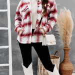 These Three Boutique Flannel Shacket  Photo 2