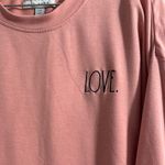 Rae Dunn  Pink 'Love' Sweater Photo 1