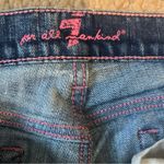 7 For All Mankind  Women's Flare Blue Jeans size 29 Photo 3