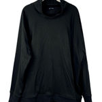 Kinesis Black Turtleneck Front Pocket Thumb Hole Wrist Soft Inside Lining 2X Photo 0