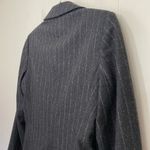 Banana Republic Blazer Jacket Wool Cashmere Grey Stripe Lined Women’s Size 6 Photo 5