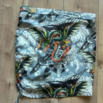 Ed Hardy NWT  Dragon Wings Mesh Mini Skirt Sz M Photo 8