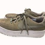 Nike Air Force 1 women’s green suede shoes sneakers size 9 SKU 5236 Photo 6