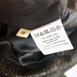 By Malene Birger Tweed Blazer Black Jacket Chic Metallic Gold Flecks Zip Front 8 Photo 13