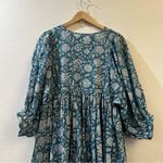 Daughters of India Kyra Maxi Dress in Ocean Blue Boho Prairie Size Medium Photo 9