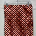 Loft Ann Taylor Red Floral Maxi Skirt with Side Slit Size Small Photo 5