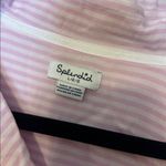 Splendid  Pink & White Striped Pajama Sleep Set Size Large‎ Photo 2