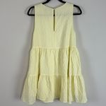 Abercrombie & Fitch  Seersucker Trapeze Tiered Mini Dress in Light Yellow Size‎ S Photo 9
